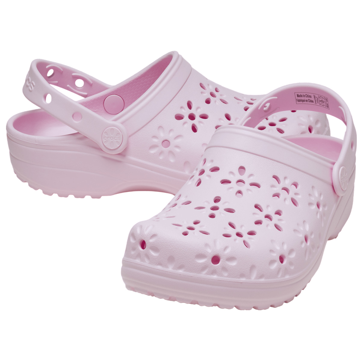 Crocs Papucs Classic Floral Cut Out Clog