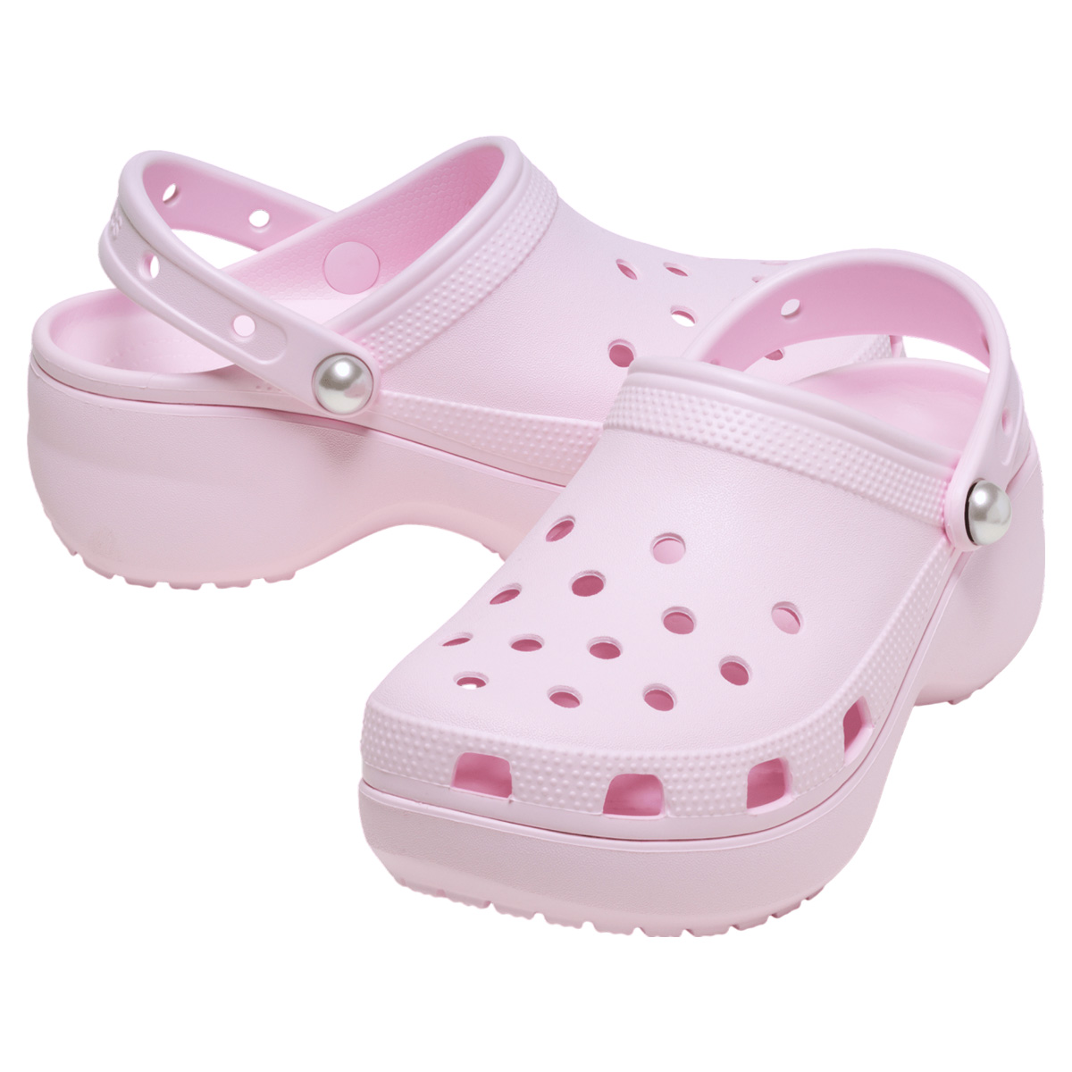 Crocs Papucs Classic Platform Pearl Clog