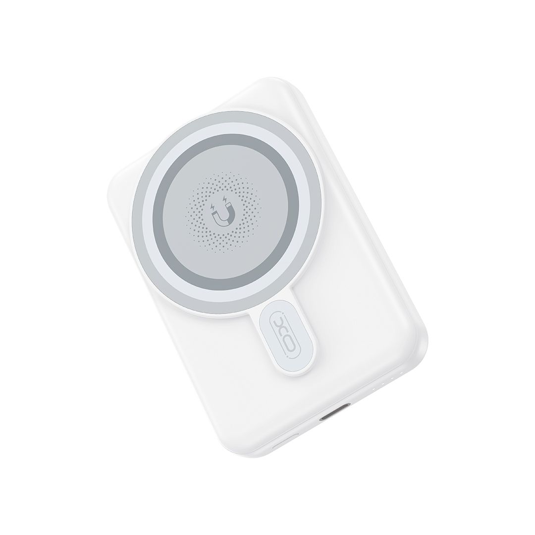 XO PR264 10000mAh Mágneses Powerbank, 20W PD Gyorstöltés, Vezeték Nélküli Töltés, USB-C – Kompakt Külső Akkumulátor