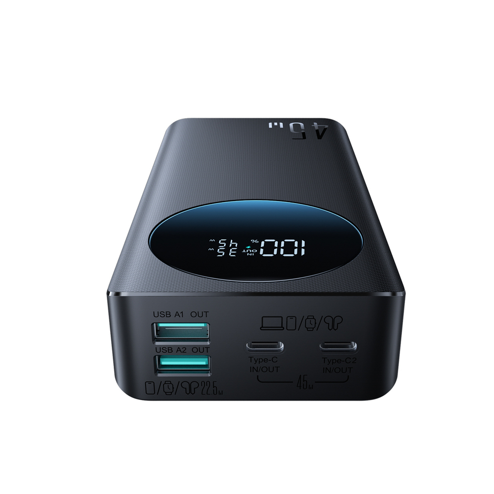 Joyroom JR-PBF02 Pro 20000mAh Powerbank, 45W PD, 2×USB-C + 2×USB-A, digitális kijelző – 2. kép