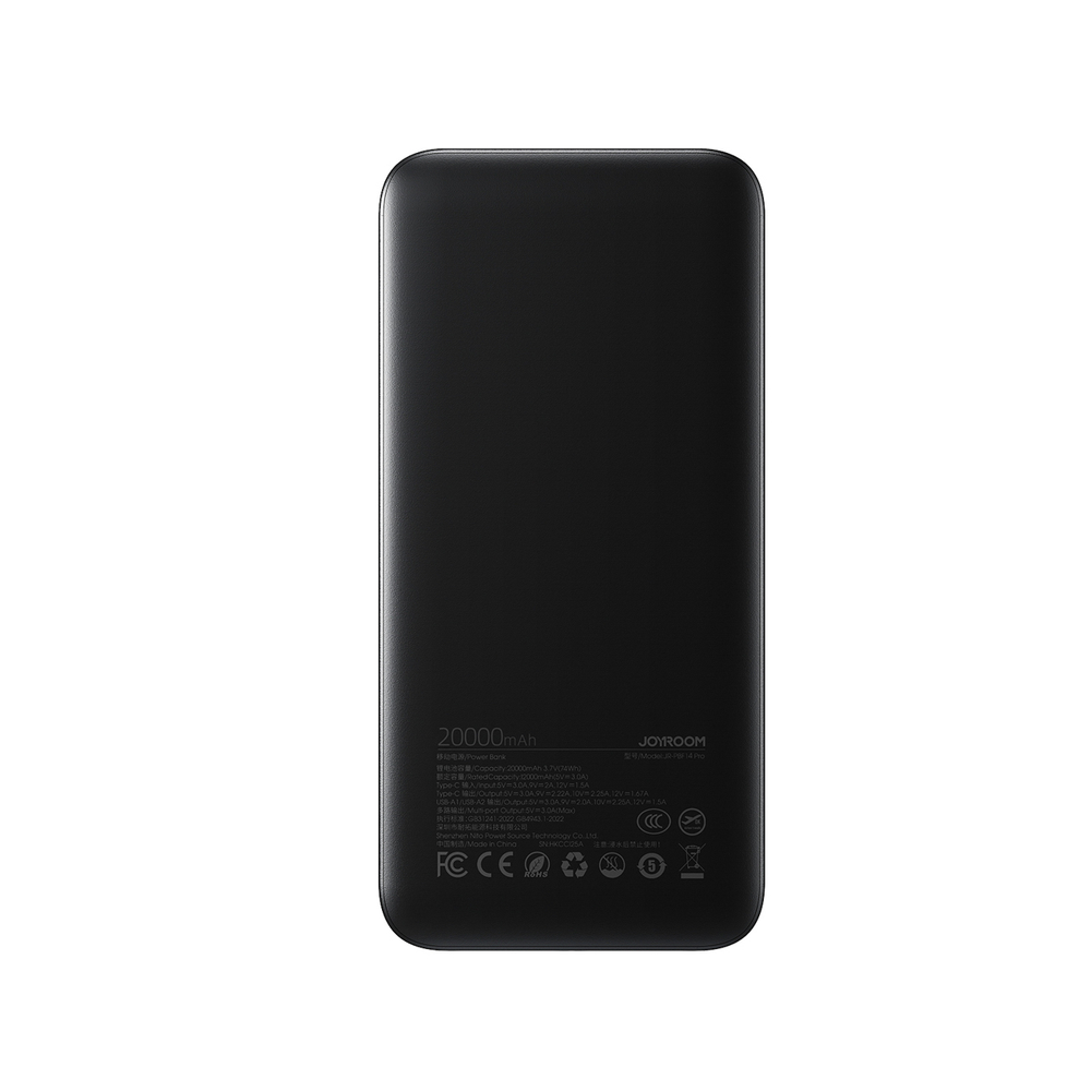 Joyroom JR-PBF14 Pro 20000mAh Powerbank, 22.5W PD/QC, 2×USB-A + USB-C, digitális kijelző – 2. kép