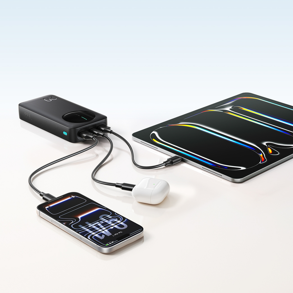 Joyroom JR-PBF14 Pro 20000mAh Powerbank, 22.5W PD/QC, 2×USB-A + USB-C, digitális kijelző – 12. kép