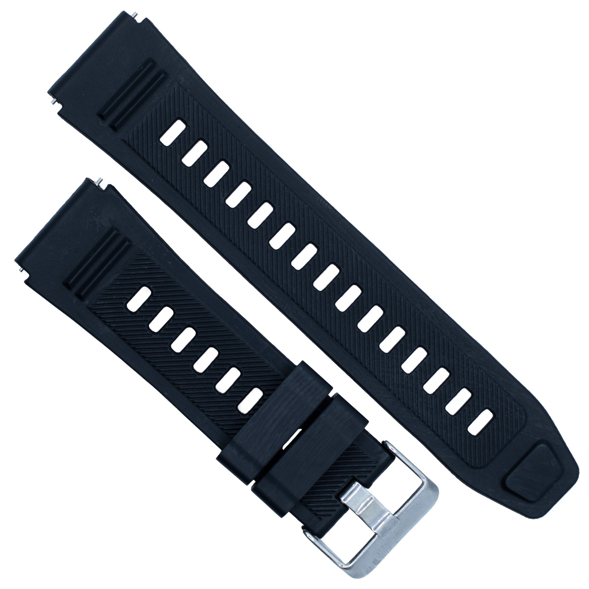 Univerzális Bordázott Szilikon Óraszíj, Okosóra Pótszíj, 22mm