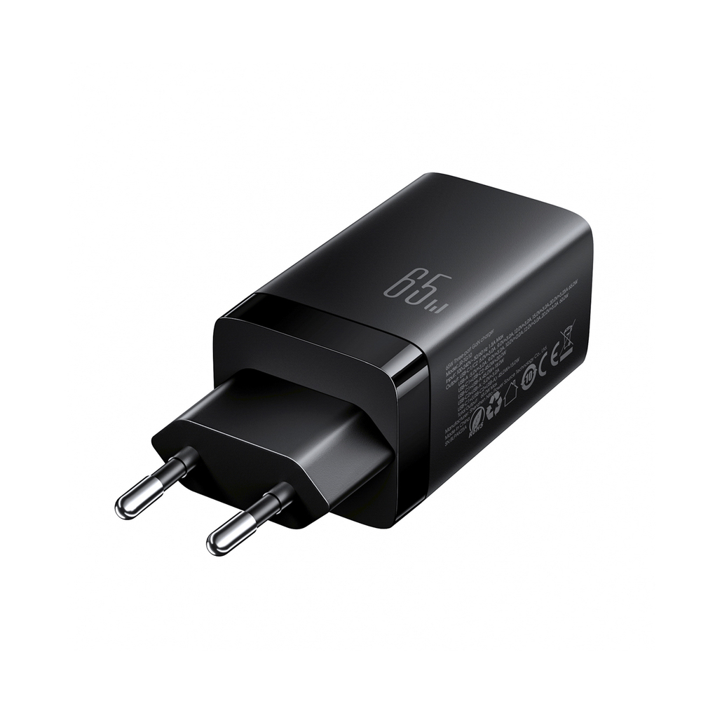 Joyroom JR-TG10 65W GaN Hálózati Töltő, 2×USB-C + USB-A, PD/PPS/QC gyorstöltés + USB-C kábel – 8. kép