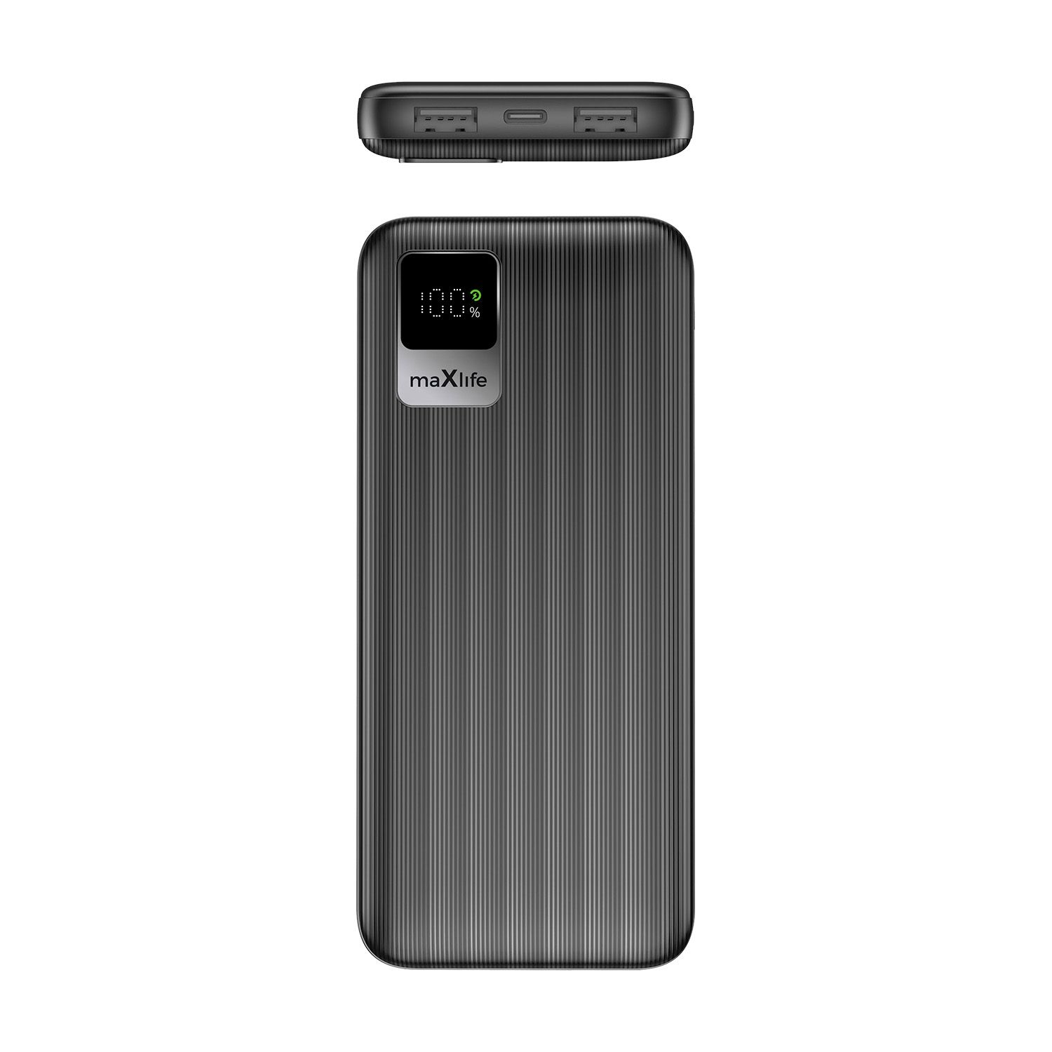 Maxlife powerbank MXPB-07 10000 mAh, fekete – 5. kép