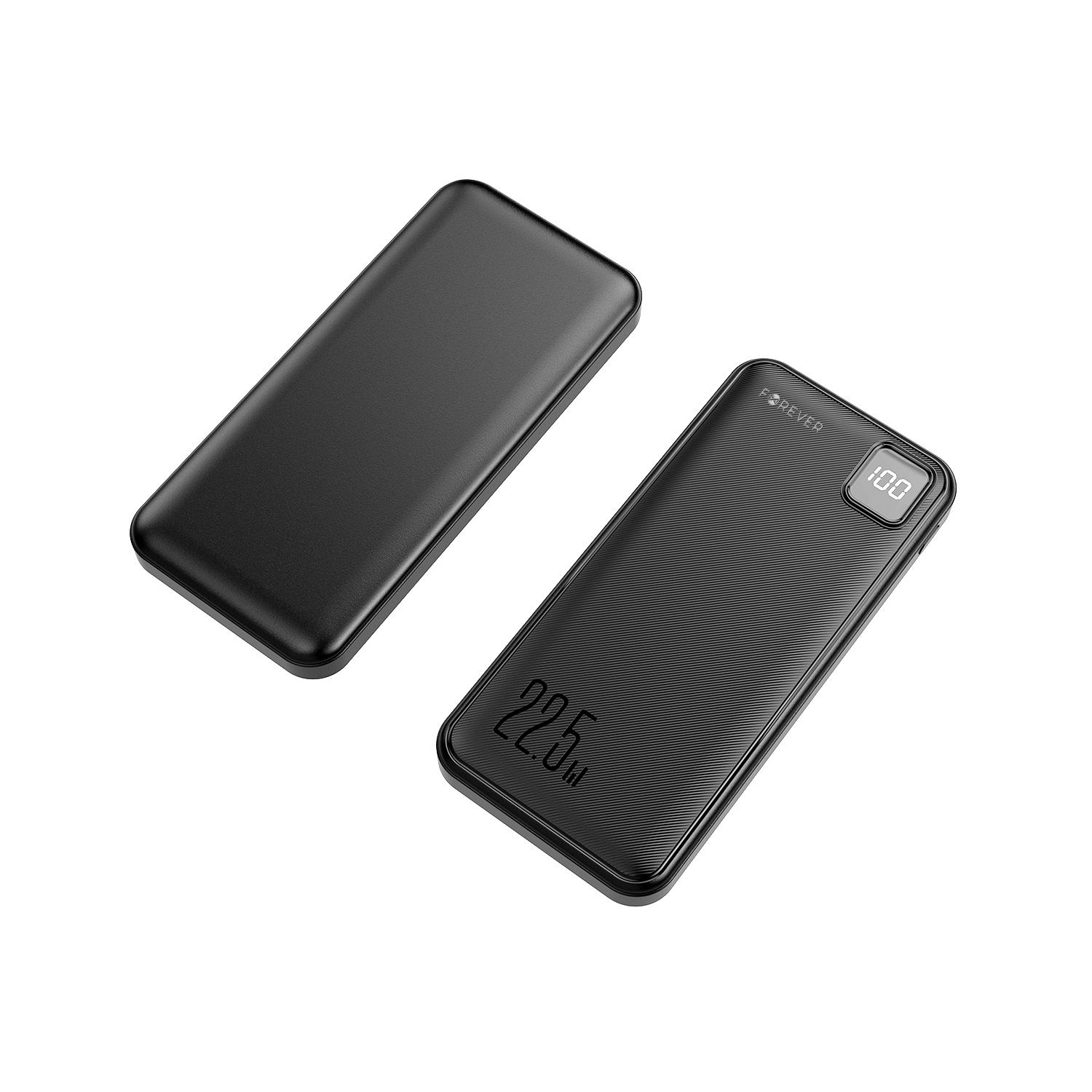 Forever TB-300M PD QC 10000 mAh 22,5W Powerbank, Gyors Töltés – Fekete – 13. kép