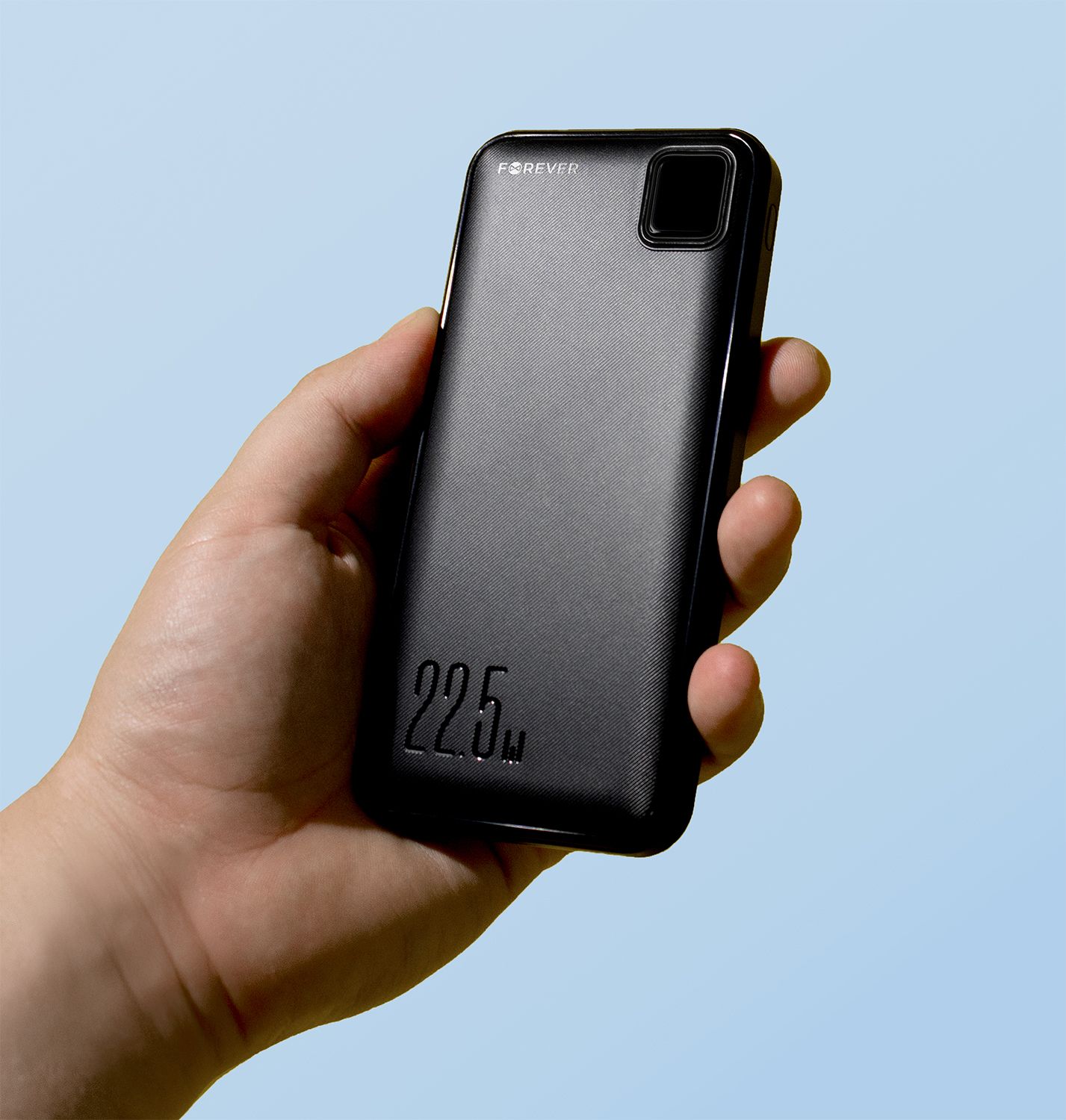 Forever TB-300M PD QC 10000 mAh 22,5W Powerbank, Gyors Töltés – Fekete – 21. kép