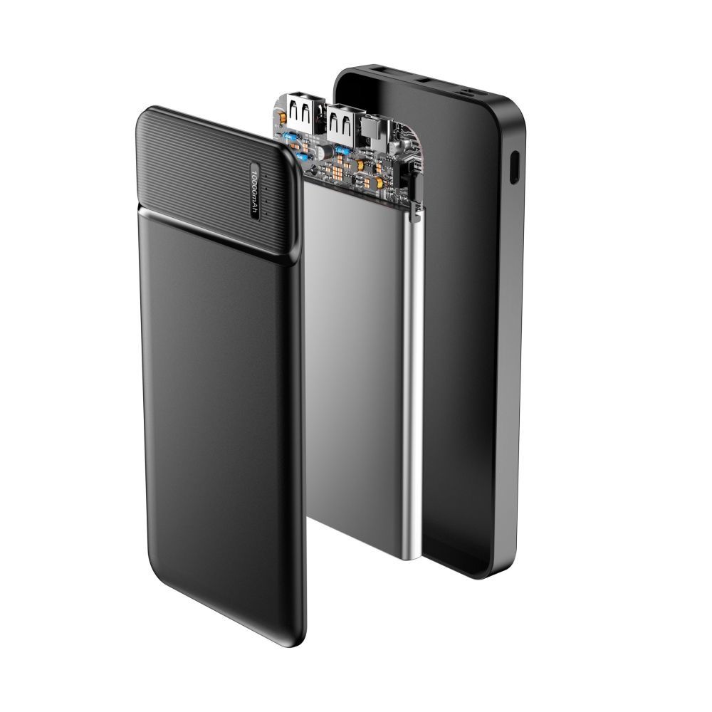 Maxlife MXPB-01 10000mAh hordozható külső akkumulátor – fekete – 19. kép