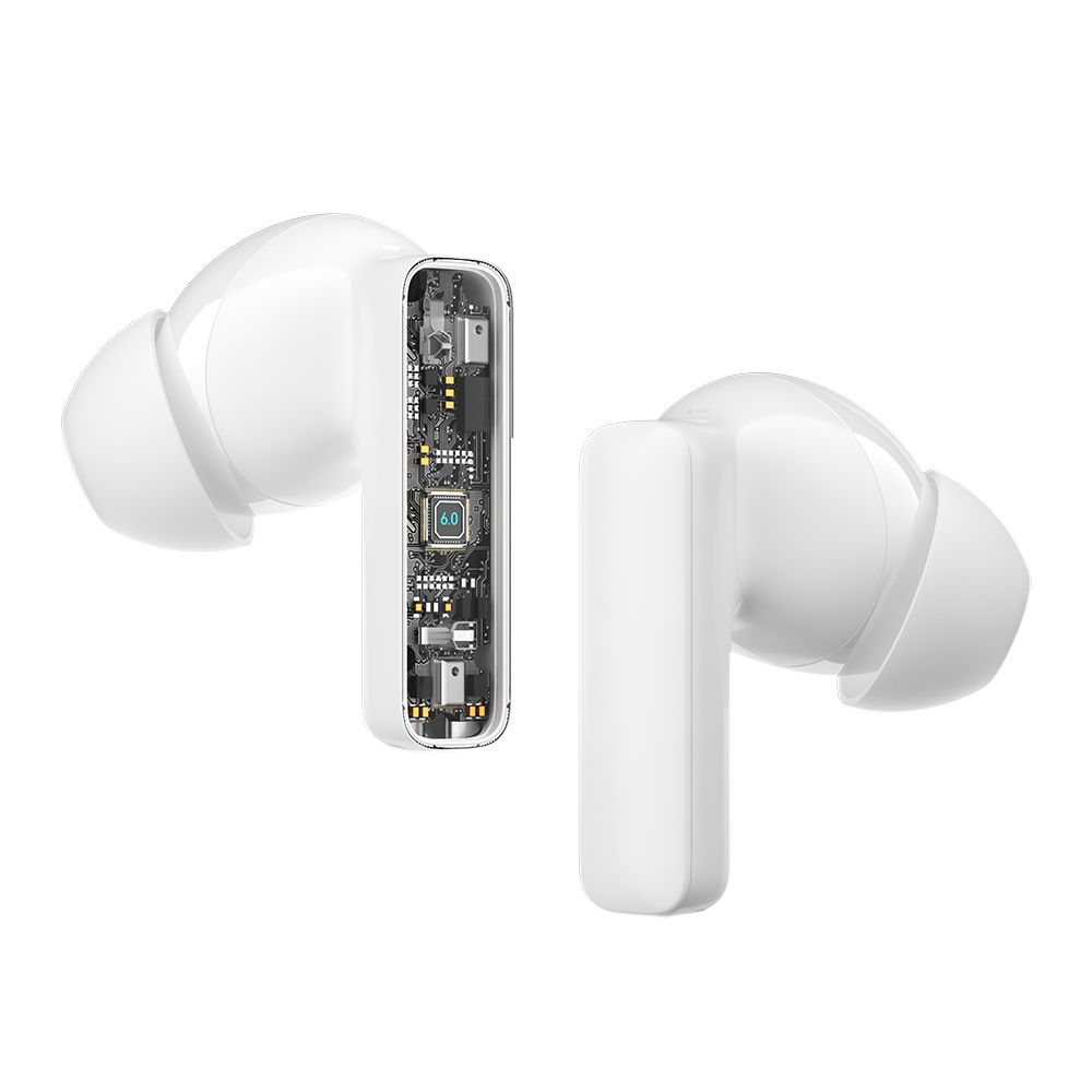 BWOO BW40 TWS Bluetooth fülhallgató aktív zajszűréssel (ANC) – LCD kijelzős töltőtokkal, fehér – 9. kép