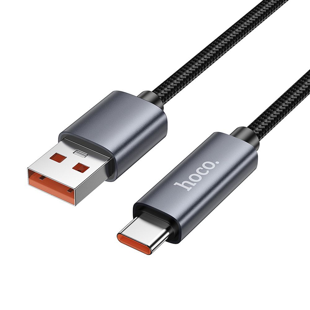 Hoco X112 USB-A – USB-C gyorstöltő és adatkábel digitális kijelzővel 5A, 1 méter – 13. kép
