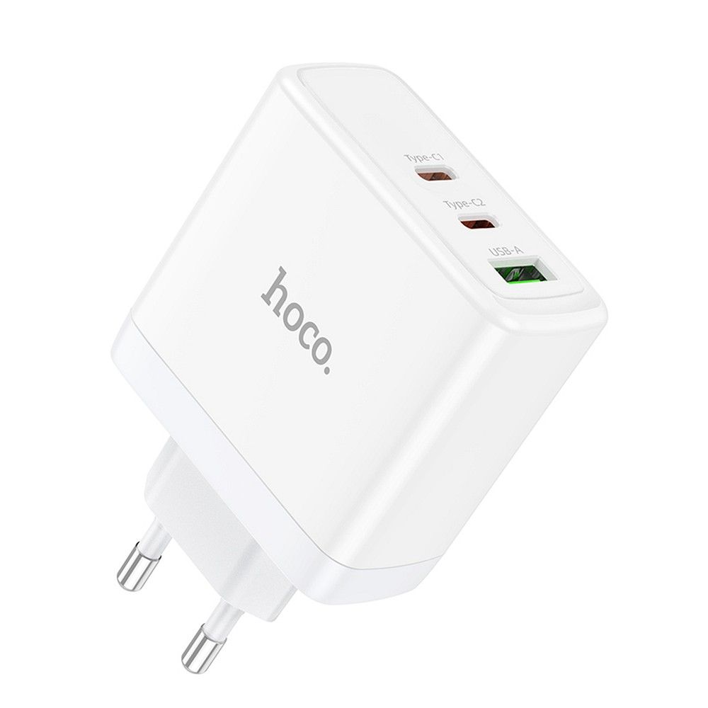Hoco N30 GaN 65W gyorstöltő – 2× USB-C + USB-A, Power Delivery, Quick Charge, laptop töltéshez – 12. kép