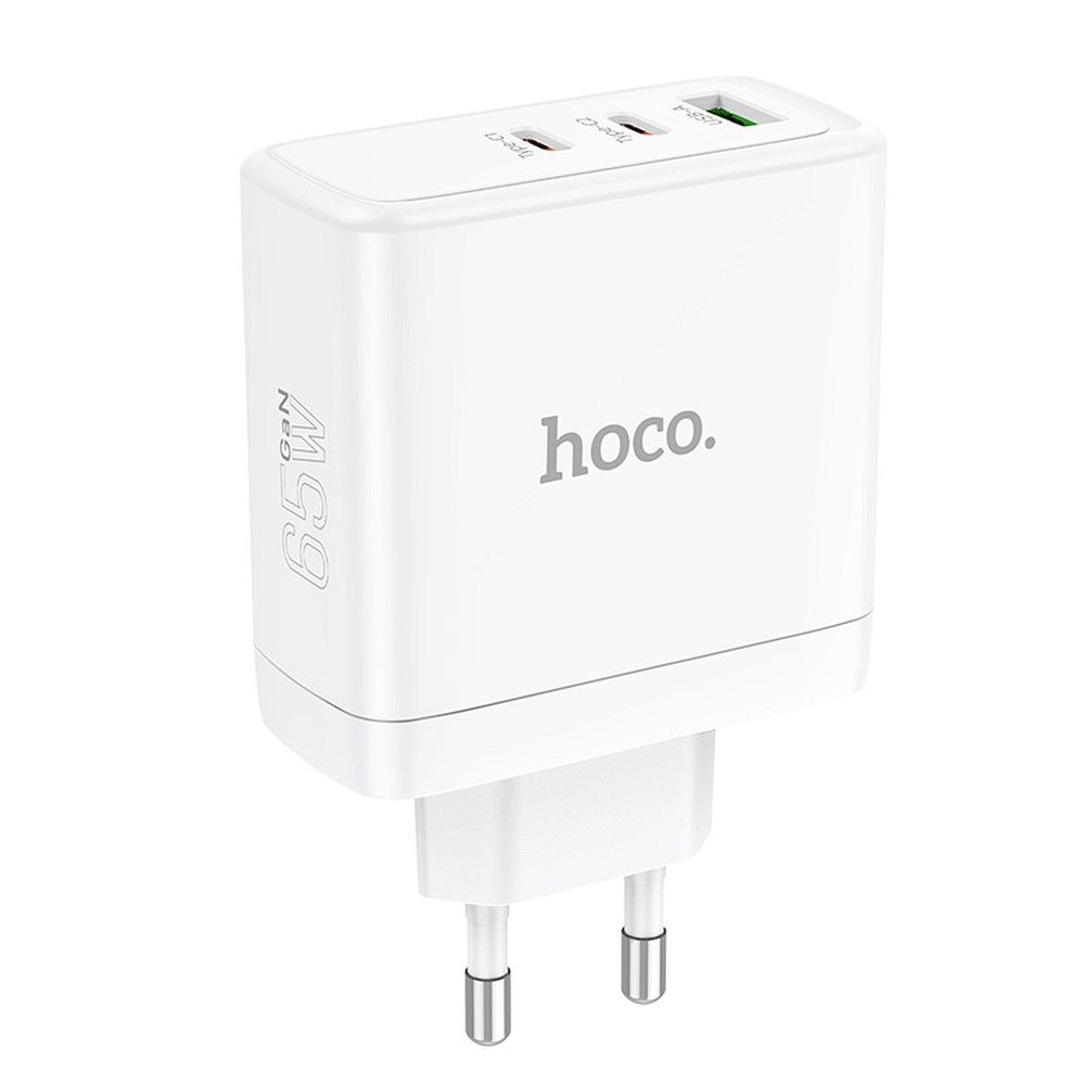 Hoco N30 GaN 65W gyorstöltő – 2× USB-C + USB-A, Power Delivery, Quick Charge, laptop töltéshez – 13. kép