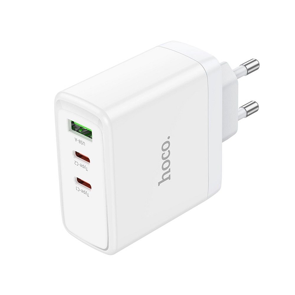 Hoco N30 GaN 65W gyorstöltő – 2× USB-C + USB-A, Power Delivery, Quick Charge, laptop töltéshez – 14. kép