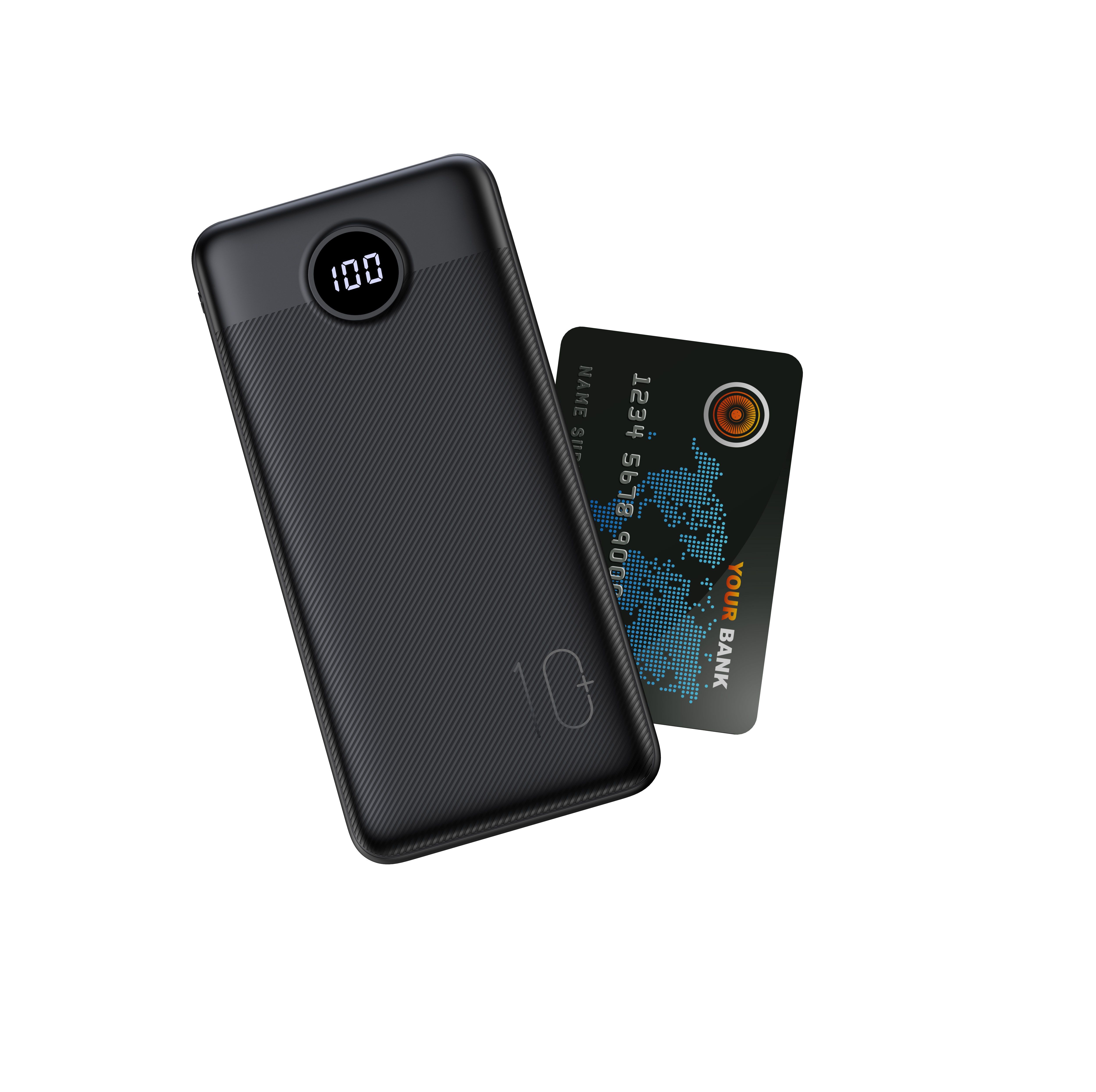 Veger L10S W1105PD 10000mAh Powerbank, 20W PD/QC3.0, digitális kijelző, 2×USB-A + USB-C – 14. kép