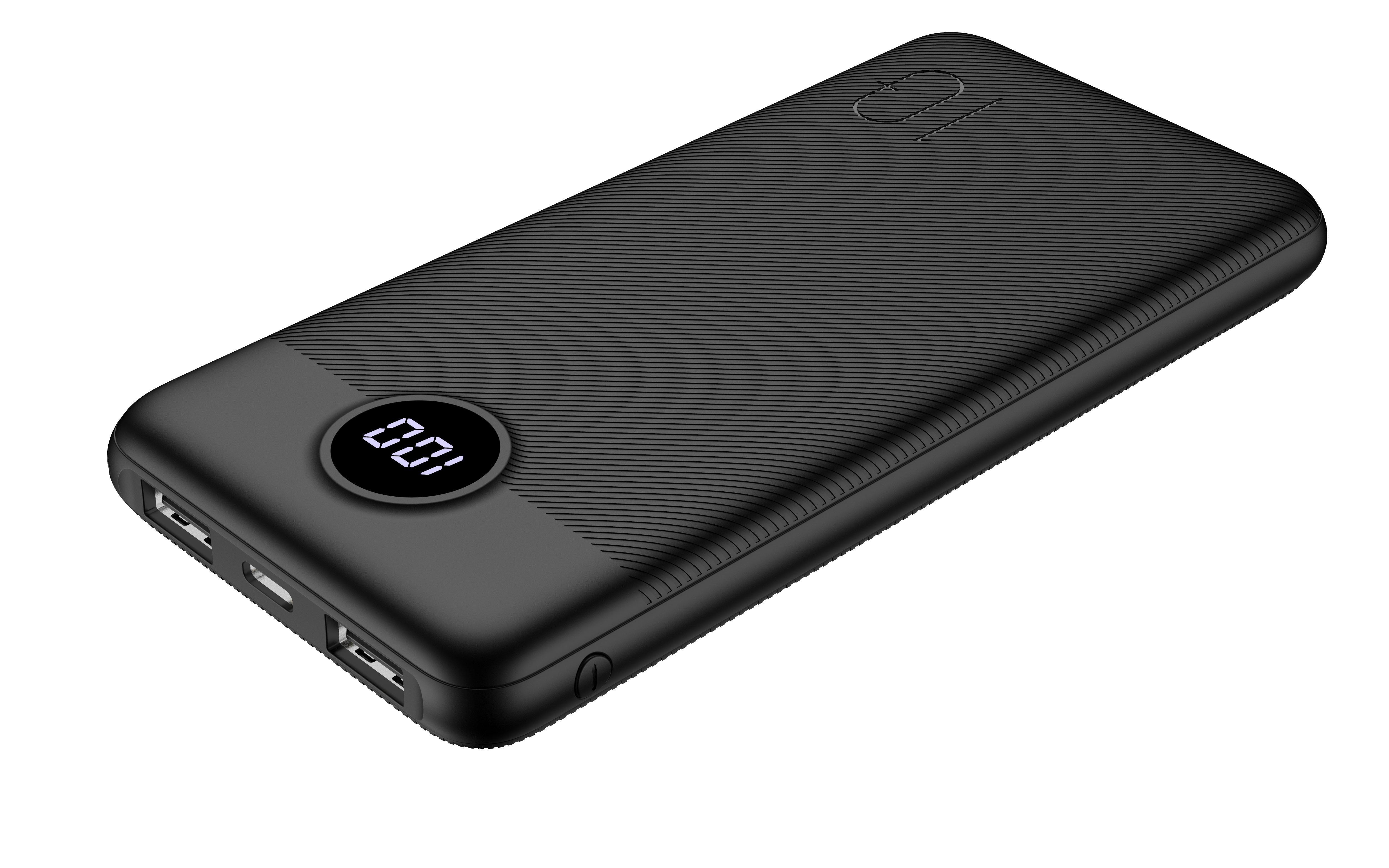 Veger L10S W1105PD 10000mAh Powerbank, 20W PD/QC3.0, digitális kijelző, 2×USB-A + USB-C – 15. kép