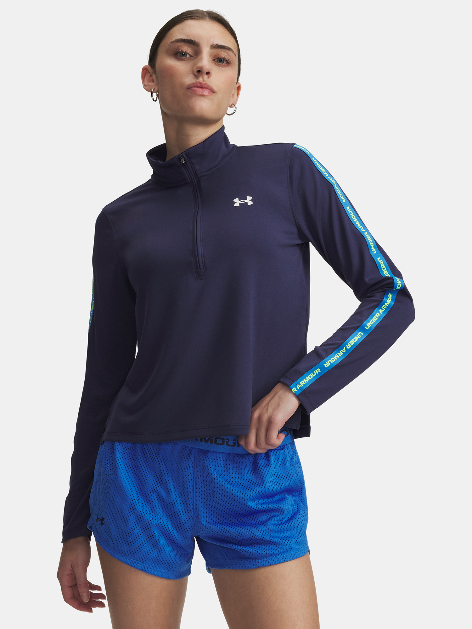 Under Armour Női Cipzáras Edzőfelső UA Tech WM Tape Half Zip