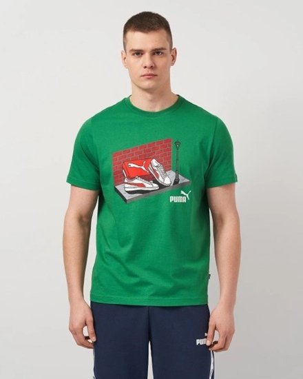 Puma Férfi Póló GRAPHICS Sneaker Box Tee