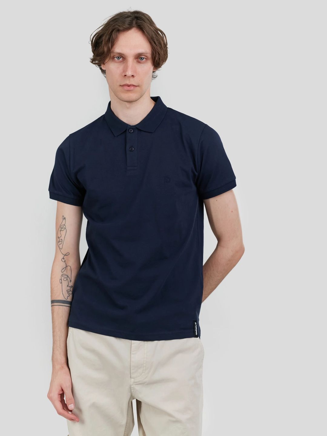 Fundango Férfi Galléros Póló Incognito Mono Poloshirt