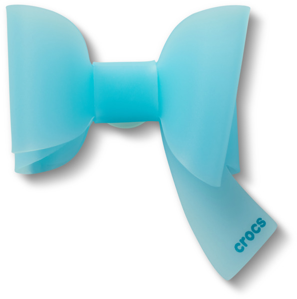 Crocs Jibbitz Blue Asymmetrical Bow