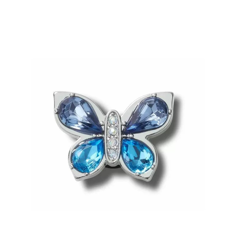Crocs Jibbitz Blue Gem Butterfly