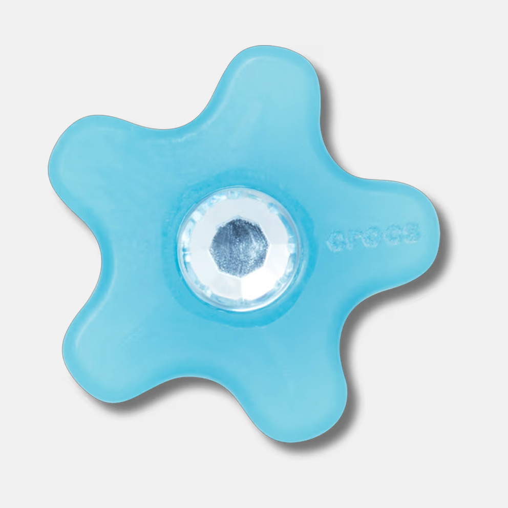 Crocs Jibbitz Blue Flower with Gem