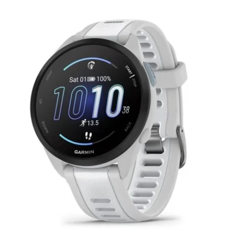 Garmin Forerunner 165 GPS Futó Okosóra 43 mm – AMOLED Kijelző, Beépített GPS, Akár 11 Napos Üzemidő