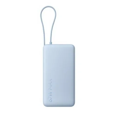 Xiaomi Power Bank 20000mAh 67W Külső Akkumulátor – 67W Gyorstöltés, Beépített USB-C Kábel, Három Eszköz Egyidejű Töltése