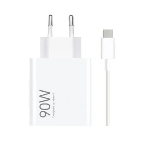 Xiaomi Travel Charger HyperCharge Combo (Type-A) 90W – USB-A Hálózati Gyorstöltő, HyperCharge Technológia, USB-A–USB-C 6A Kábellel