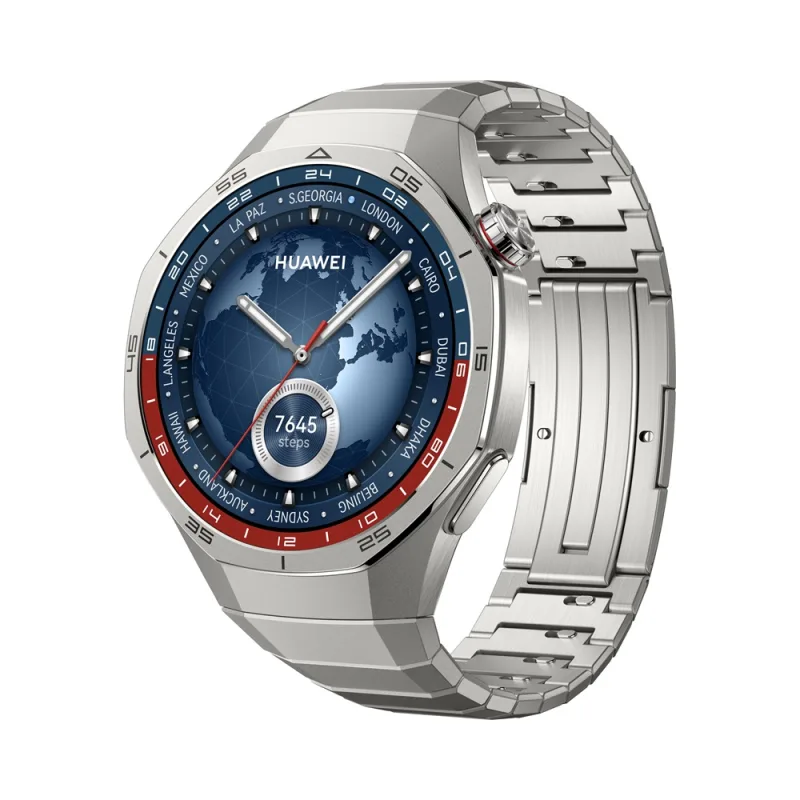 HUAWEI WATCH GT 5 Pro 46 mm prémium AMOLED okosóra – titán ház, EKG, kétfrekvenciás GPS, Bluetooth-hívás és akár 14 napos üzemidő