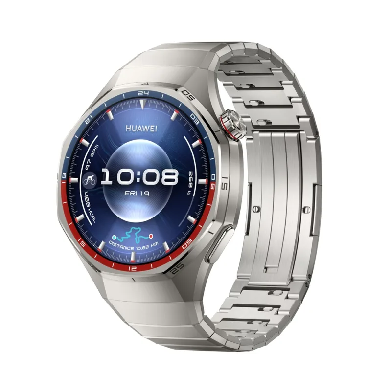 HUAWEI WATCH GT 6 Pro 46 mm prémium okosóra – titán, zafírüveg, EKG, GPS, Bluetooth-hívás és akár 21 napos üzemidő