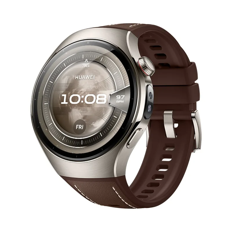 HUAWEI WATCH 5 46 mm prémium okosóra – eSIM, X-TAP, EKG, 3000 nit AMOLED és kétfrekvenciás GPS
