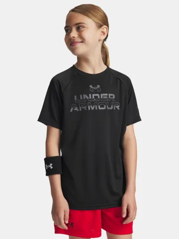 Under Armour Gyerek Póló UA Tech Split Wordmark SS
