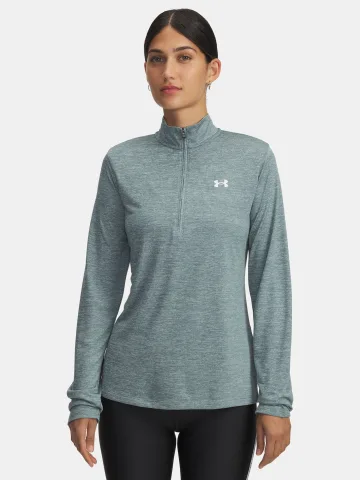 Under Armour Női Hosszú Ujjú Edzőpóló Tech 1/2 Zip- Twist